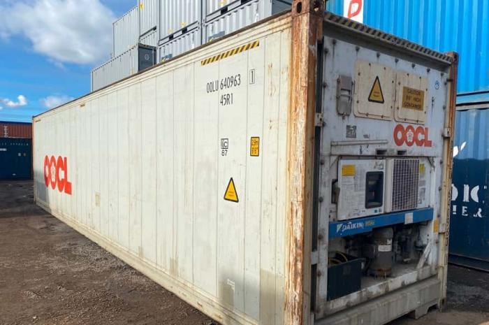40ft Used Cargo Worthy High Cube Refrigerated Shipping Container 